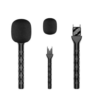 New Handheld Wireless Microphone Stick for Live Stream Interview