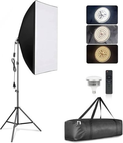 Studio Softbox Kit For Live Streaming Portrait Photography